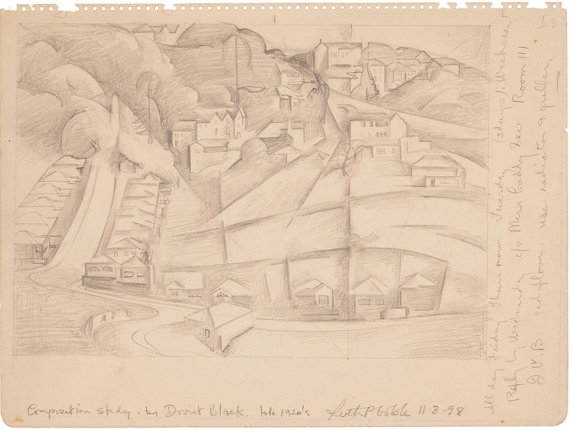 Dorrit Black - Composition Study, late 1920s