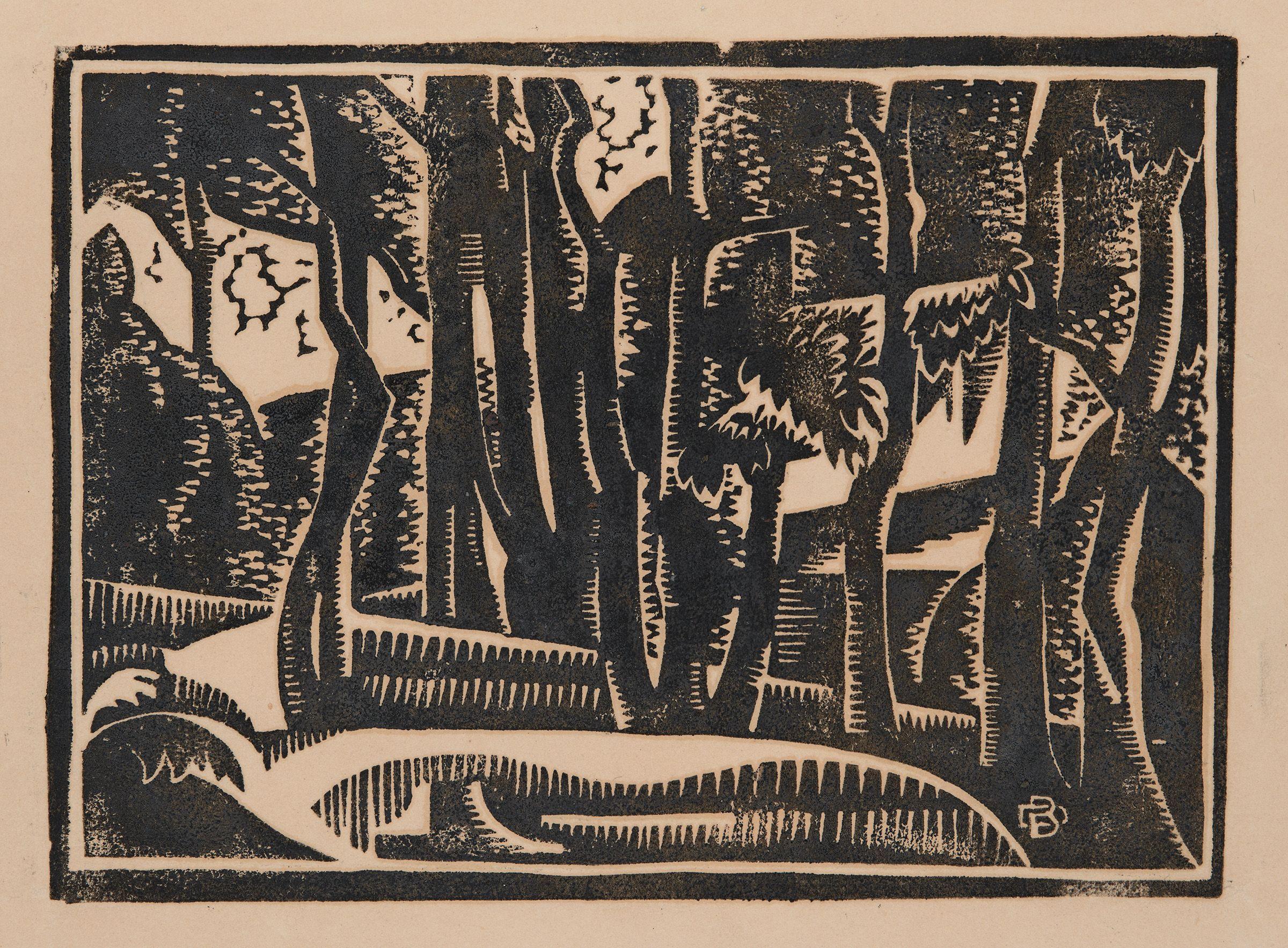 Dorrit Black - Gum Trees, 1933