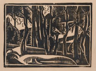 Dorrit Black - Gum Trees, 1933