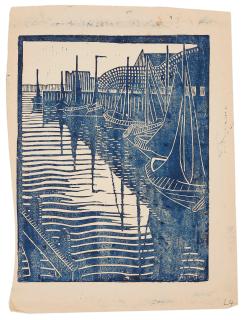Dorrit Black - Harbour, Veere, 1929