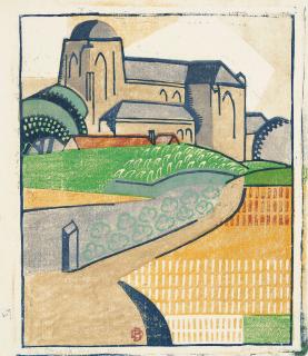 Dorrit Black - Old Church, Veere, c.1933