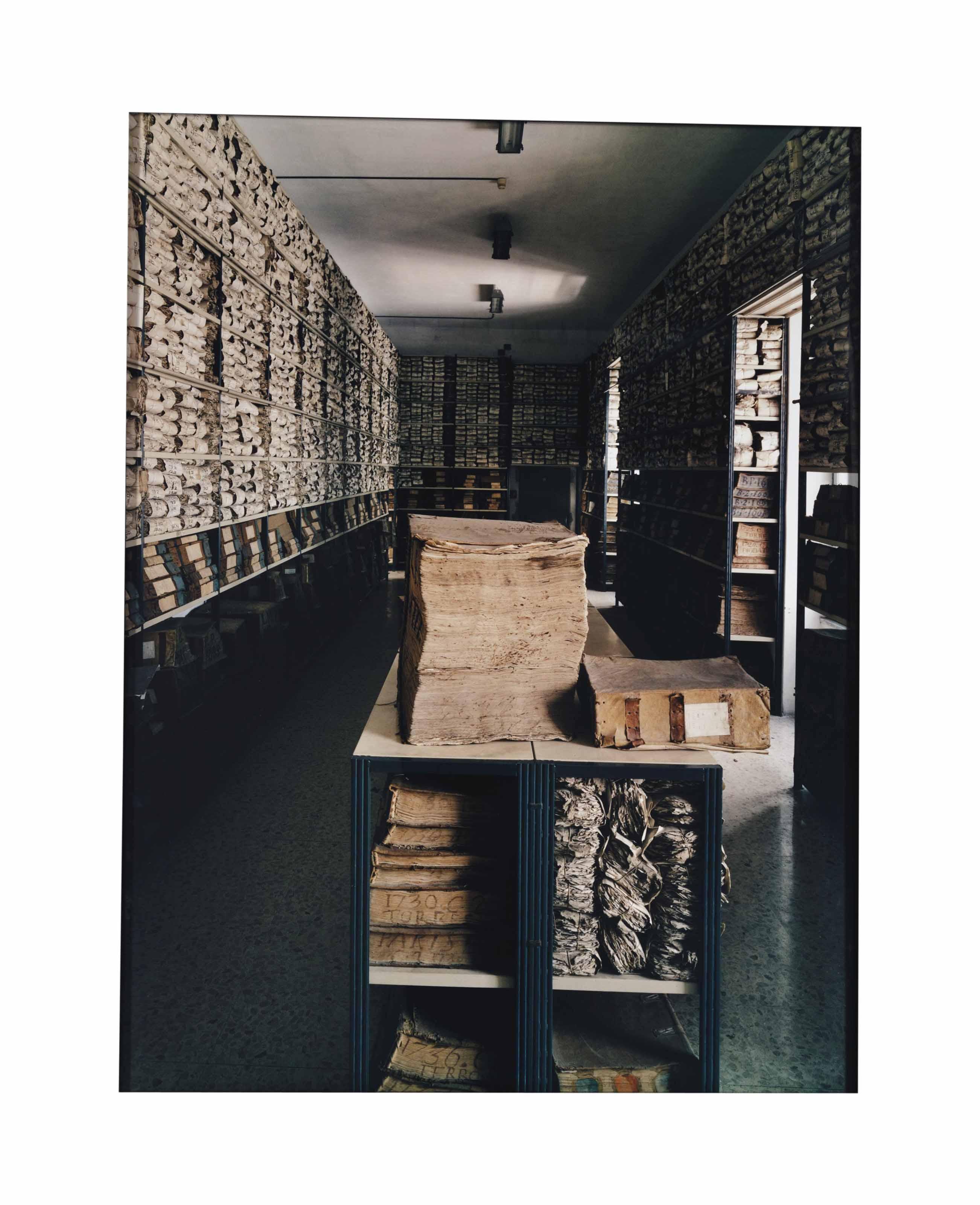 Doug Hall - Archive of the Bank of Venice, 17th and 18th Century Room, 1997