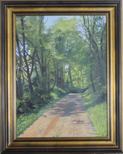 Douglas Anderson - Squirrels on a quiet path