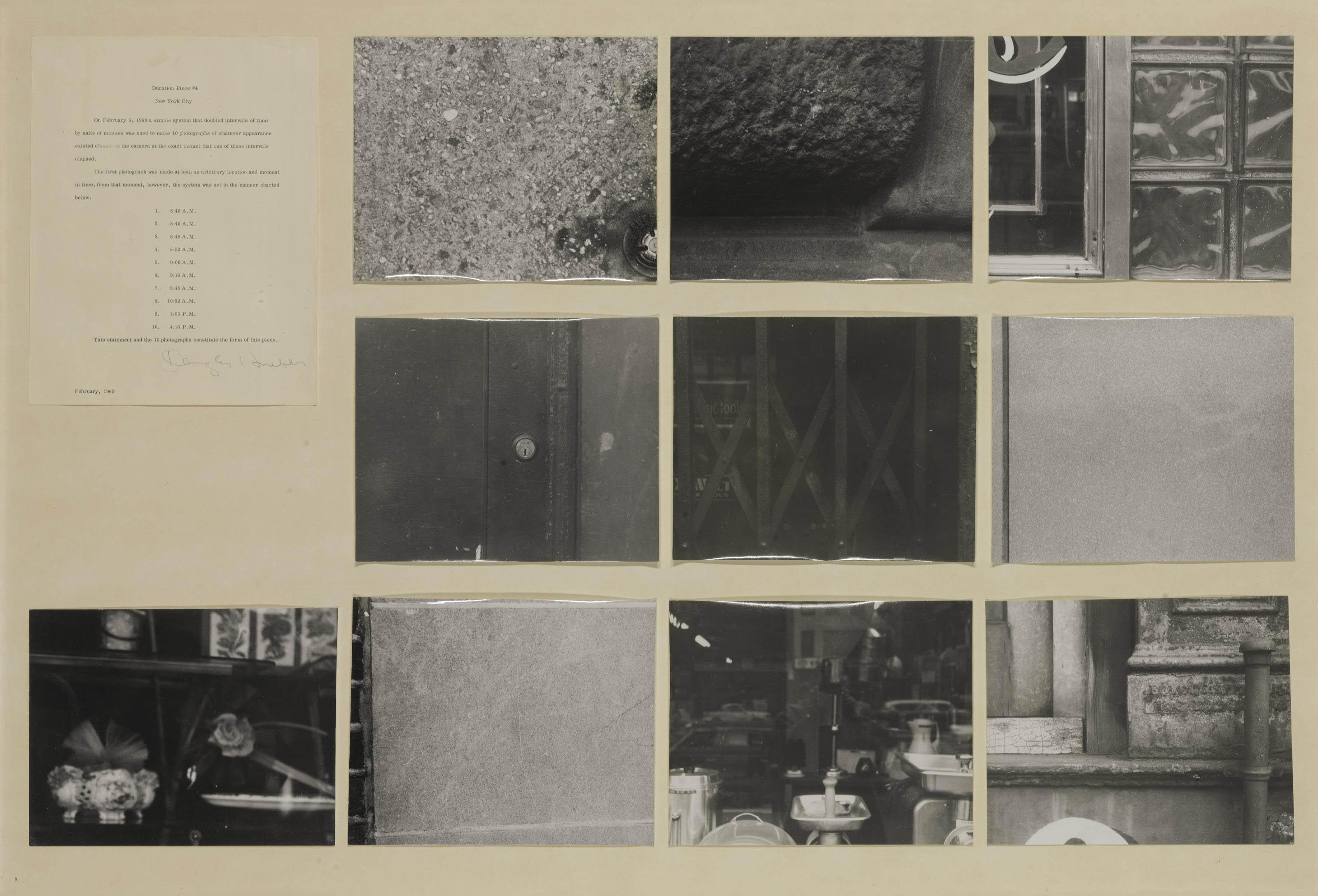 Douglas Huebler - Duration Piece 4