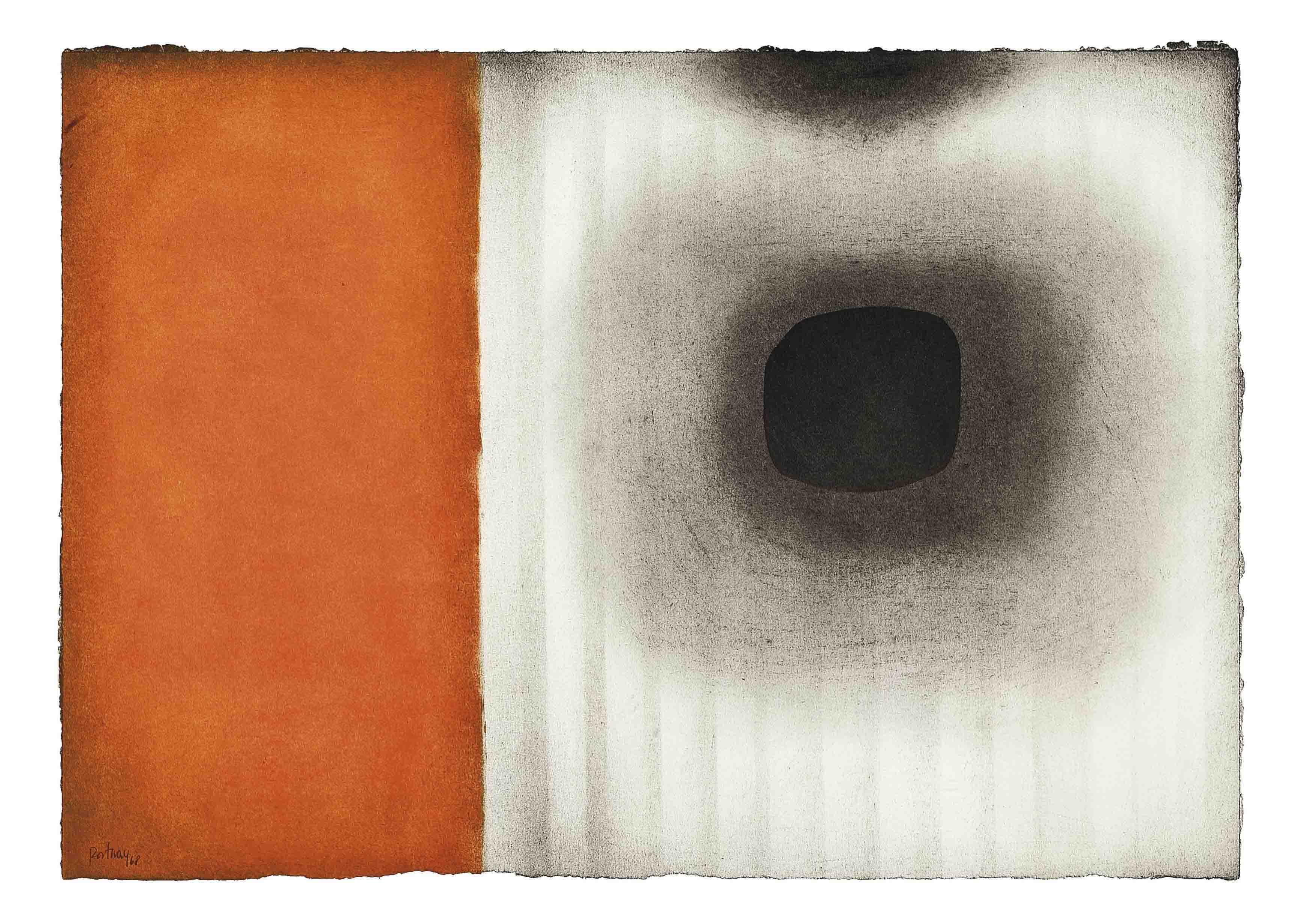 Douglas Portway - Orange-Grey Abstract