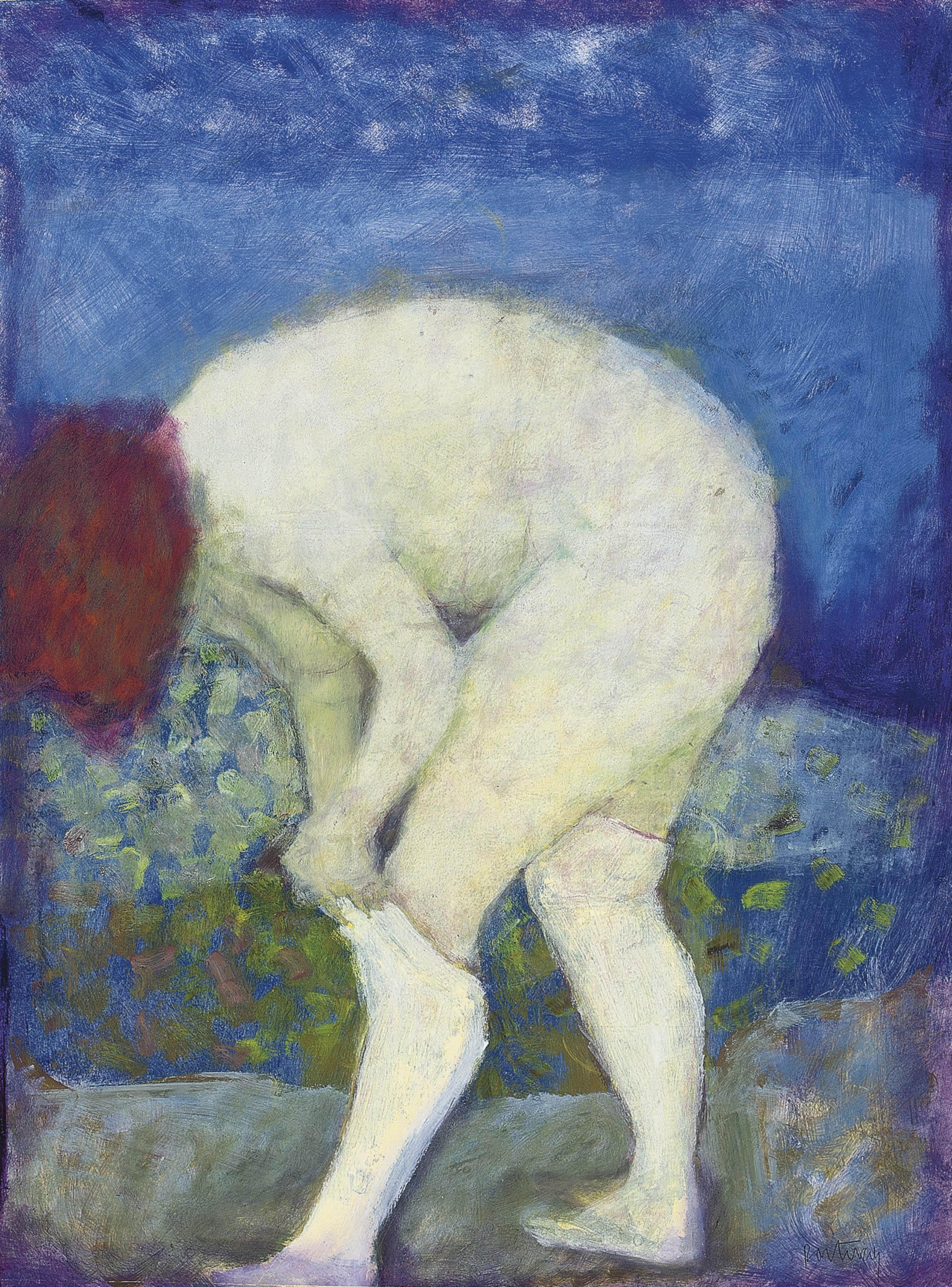 Douglas Portway - Putting on her stockings