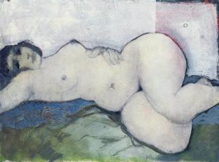 Douglas Portway - Reclining nude