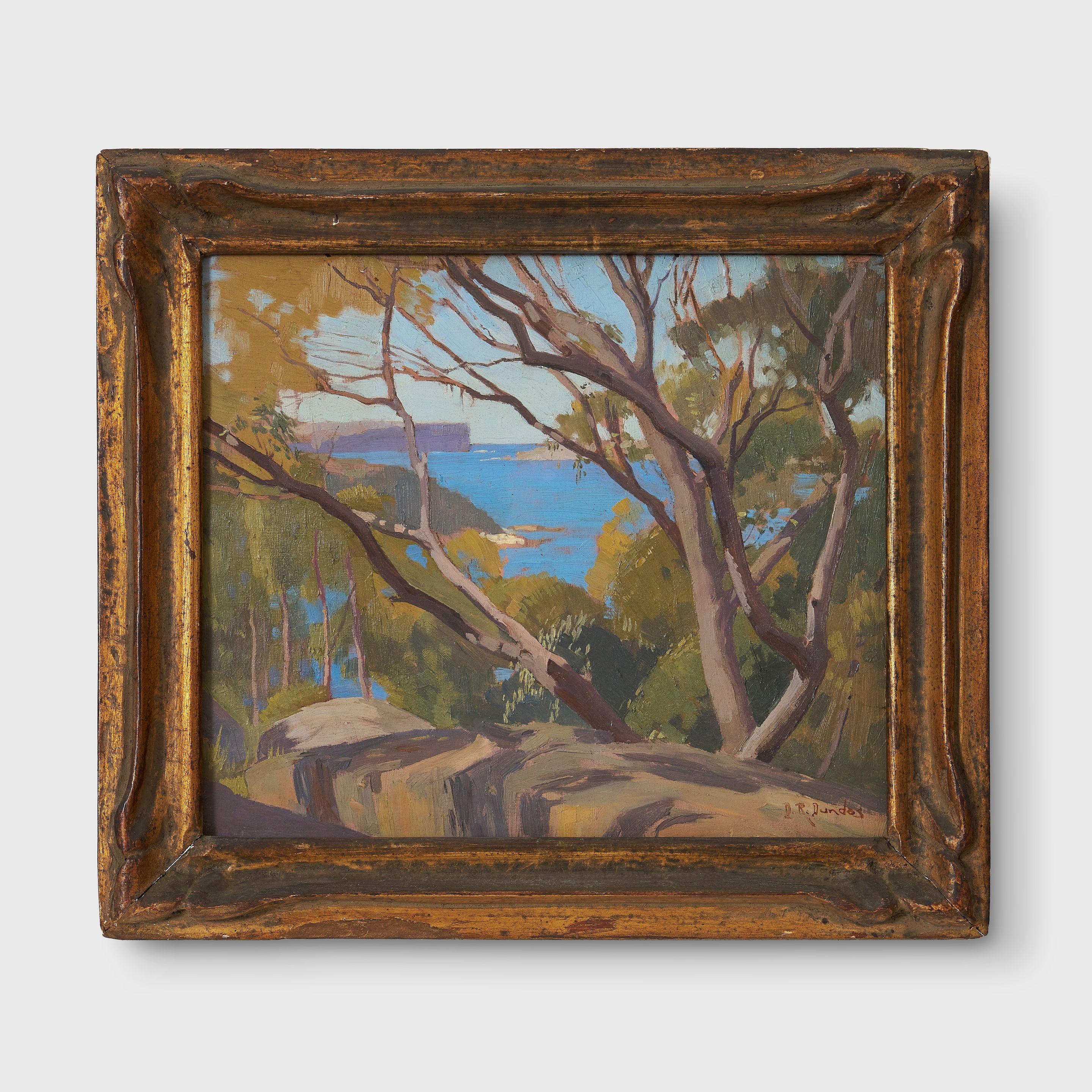 Douglas Robert Dundas - North Head from Athol Gardens - Through the Trees, 1930