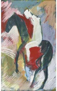 Douwe Van der Zweep - A galloping horse