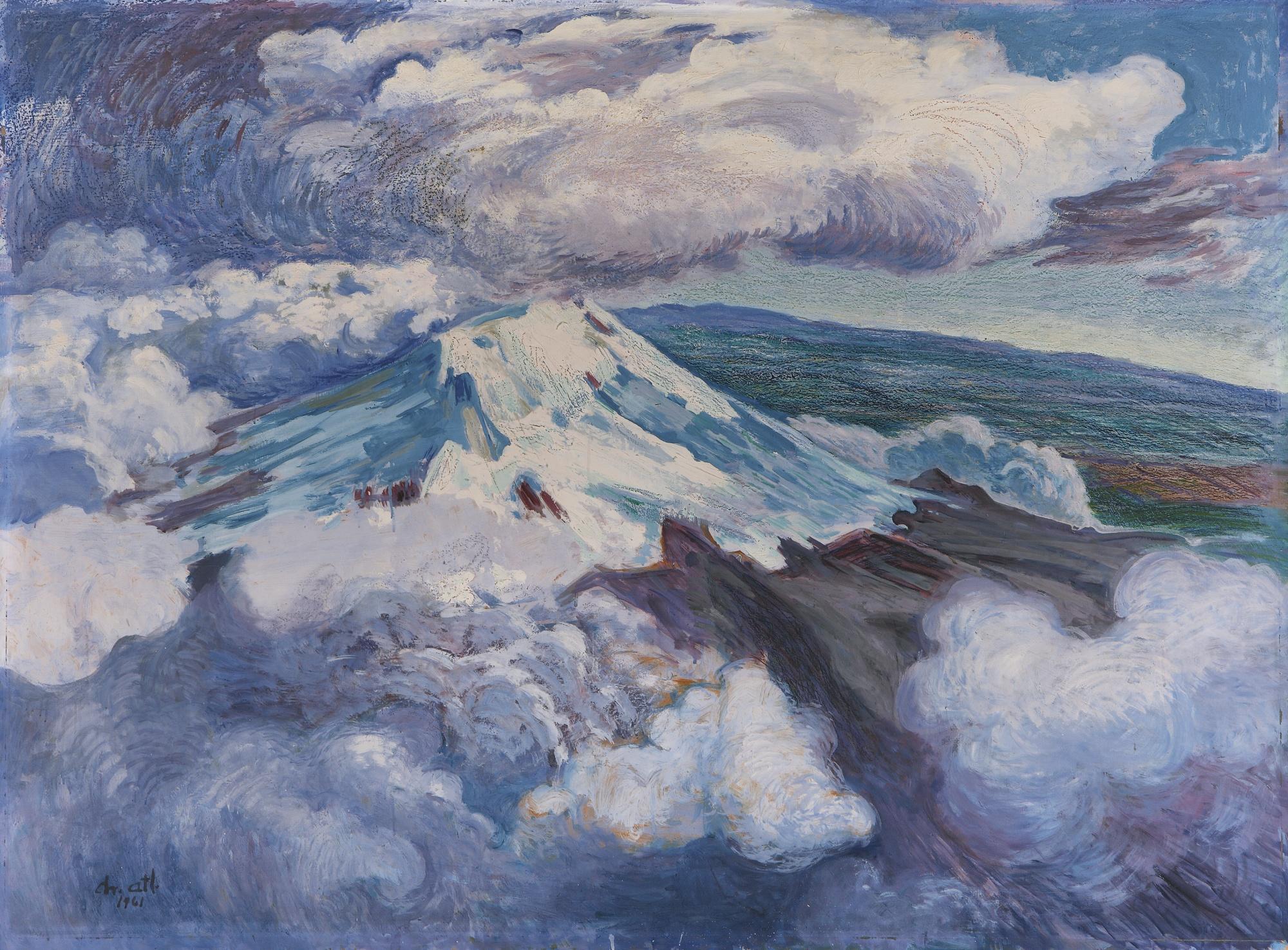 Dr. Atl - Vista Aérea Del Popocatépetl