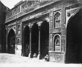 Dr. John Murray - Eastern porch of the Jahangiri Mahal, Agra Fort, circa 1858-1862
