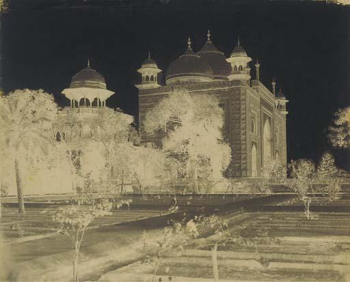 Dr. John Murray - The Taj Mahal, View Of The Resthouse, C.1858-62