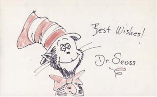 Dr. Theodore S. Giesel Seuss - Best Wishes From The Cat In The Hat