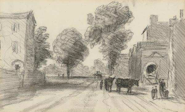 Dr. William Crotch - The approach to Brook Green, London.