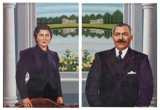 Drossos P. Skyllas - A Pair of Portraits of Pete and Kirtina