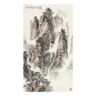 Du Yingqiang - A View from Mt. Huangshan, 1981