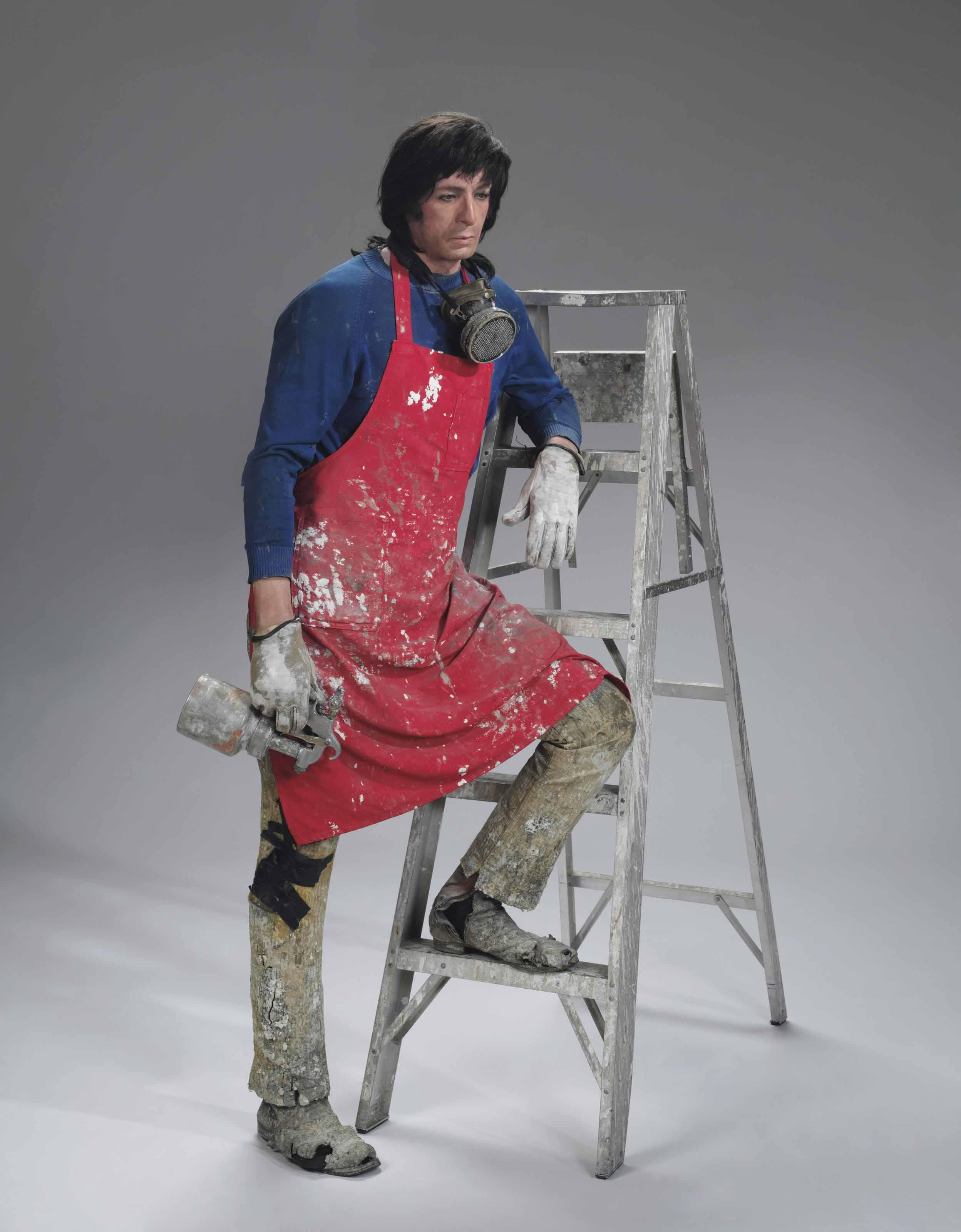 Duane Hanson - Artist with Ladder