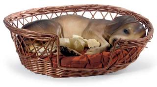 Duane Hanson - Beagle in a Basket