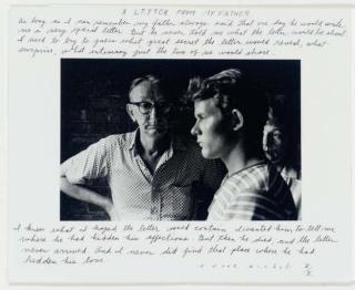 Duane Michals - A Letter from My Father, 1975