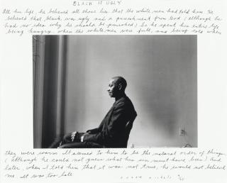 Duane Michals - Black is Ugly, 1974