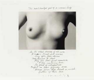 Duane Michals - The Most Beautiful Part of a Woman\'s Body, 1986