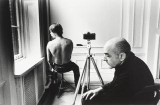 Duane Michals - The old man photographs the young man, 1978