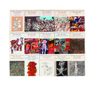 Dubuffet, Jean - Catalogue Des Travaux De Jean Dubuffet. J.J. Pauvert, Weber, Editions De Minuit Et Fondation Dubuffet, 1964-1991.