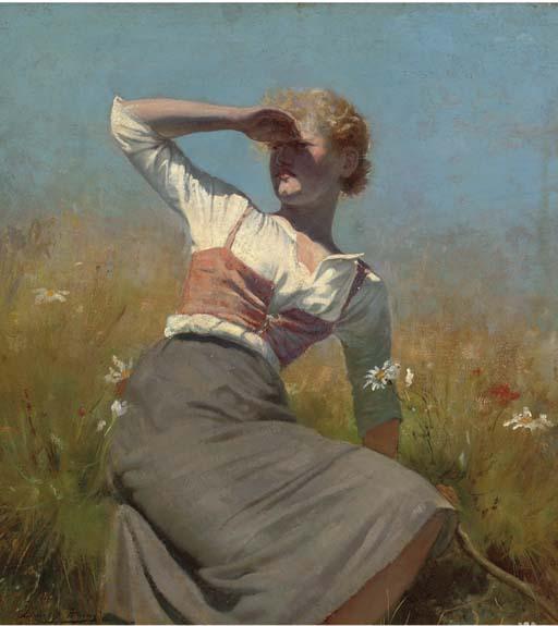 Dudley Hardy, R.B.A. - In The Sun