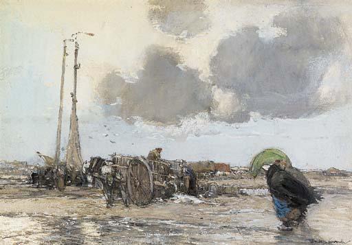 Dudley Hardy - Unloading the Catch