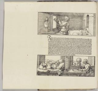 Dürer, Albrecht - Underweysung der Messung, mit dem Zirckel und richtscheyt, in Linien Ebnen und gantzen Corporen