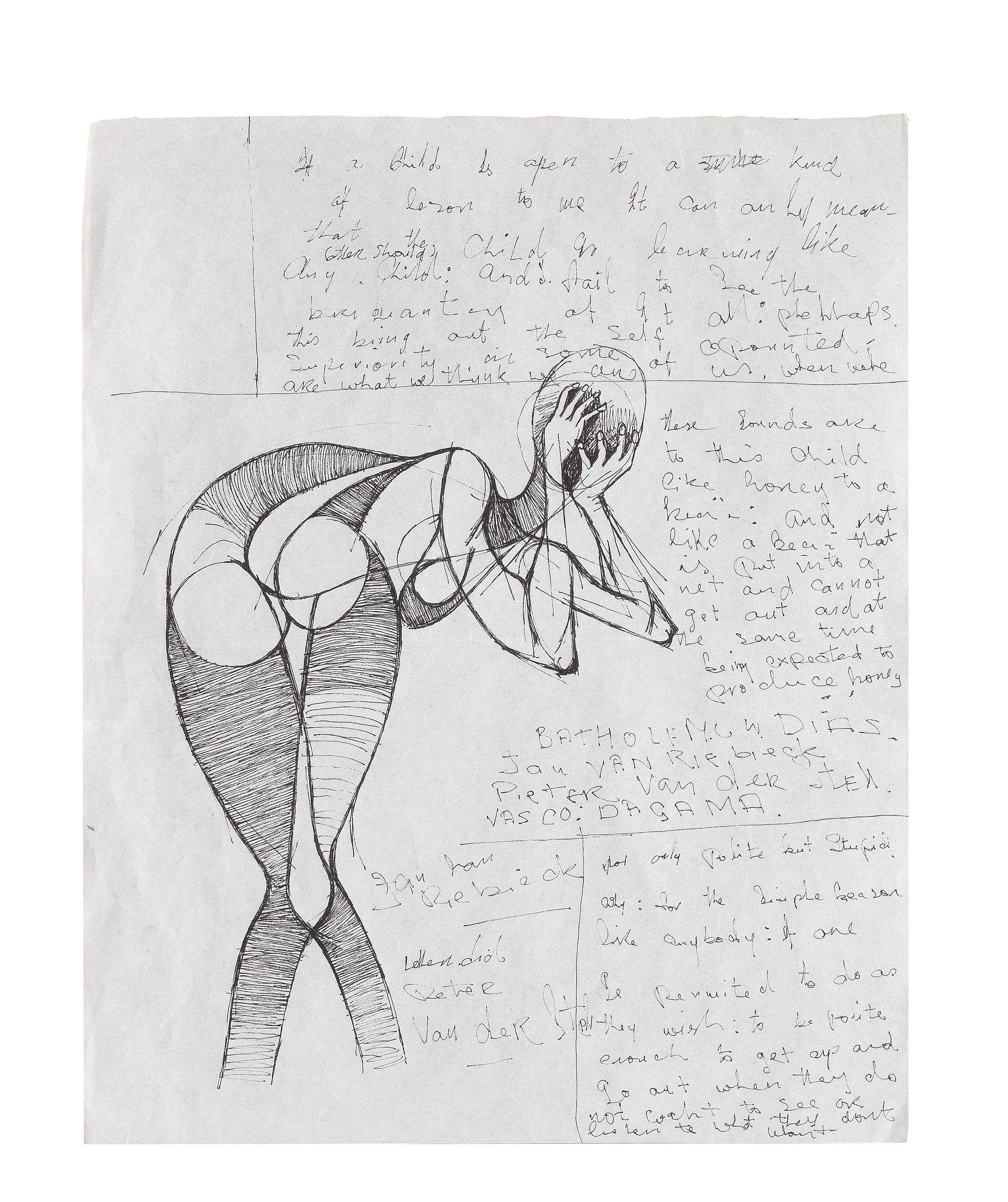 Dumile Feni-Mhlaba - If a Child... (unframed)