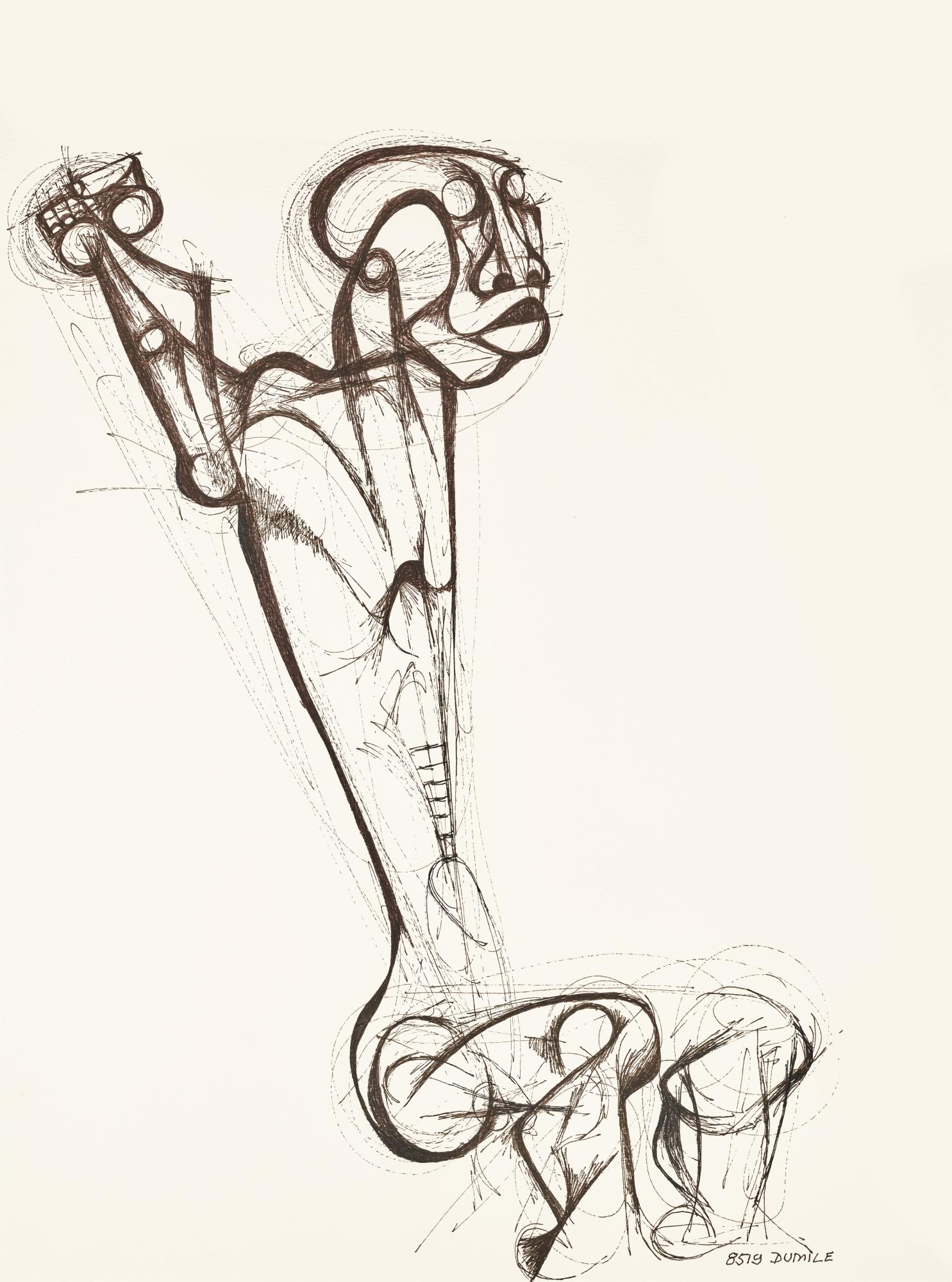 Dumile Feni-Mhlaba - Untitled (Figure)