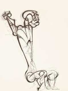 Dumile Feni-Mhlaba - Untitled (Figure)