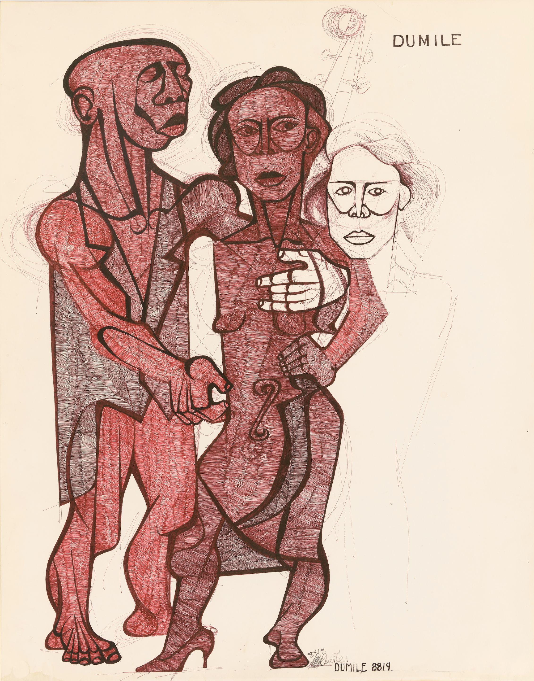 Dumile Feni-Mhlaba - Untitled