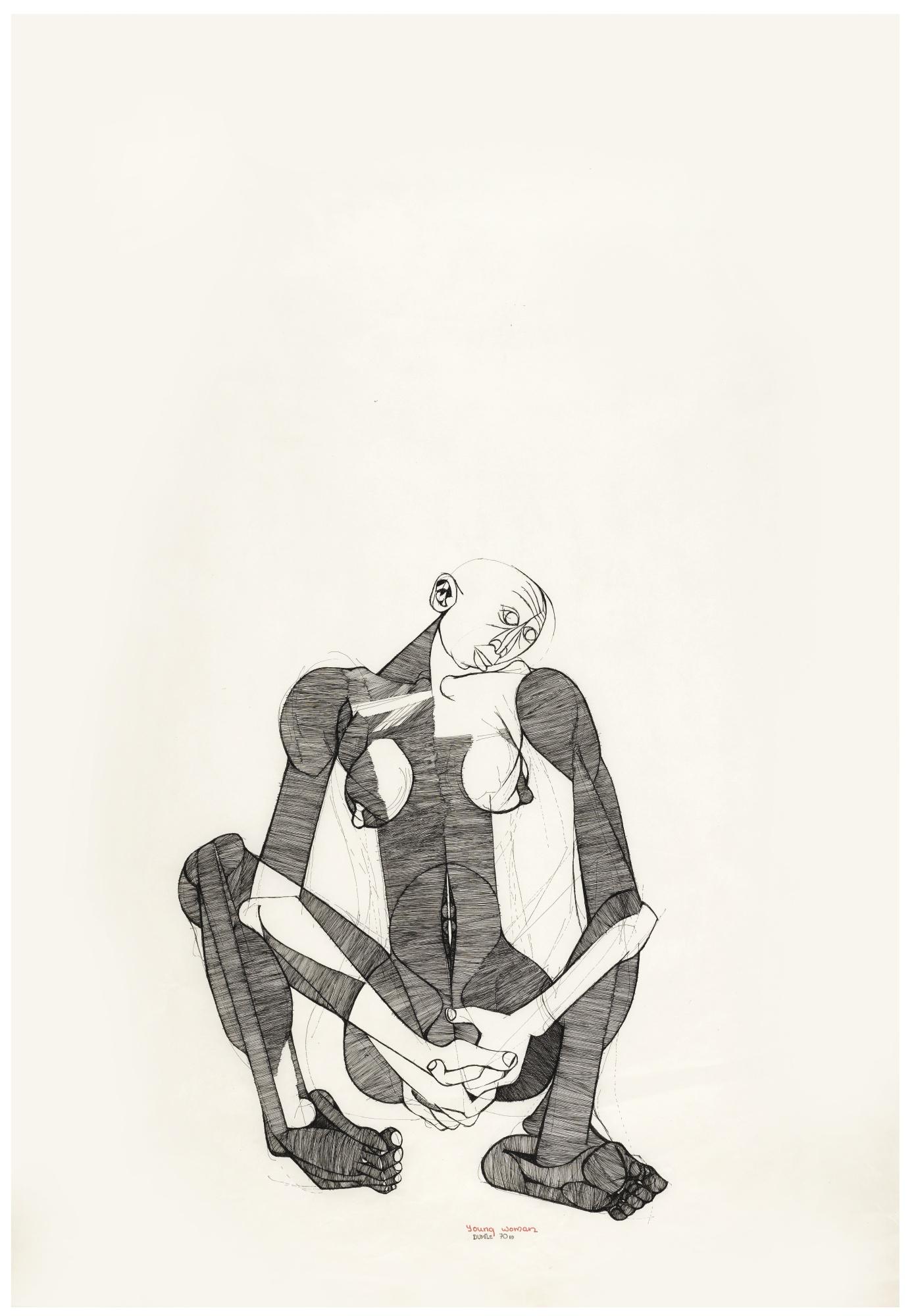 Dumile Feni-Mhlaba - Young Woman