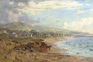 Duncan Cameron - Gathering seaweed, Helmsdale