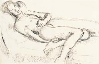 Duncan Grant - Angus Davidson Asleep