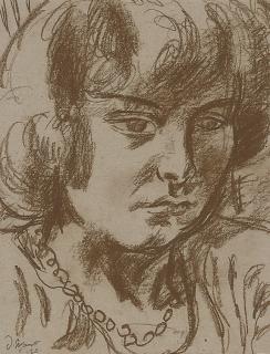 Duncan Grant - Head of a girl