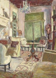 Duncan Grant - Interior, San Roque