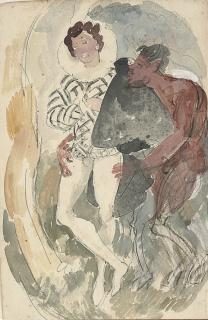 Duncan Grant - Nicholas Hilliard with Faun