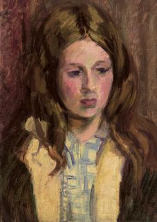 Duncan Grant - Portrait of a girl