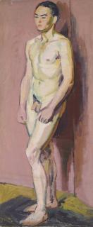 Duncan Grant - Portrait of a man; and Standing nude