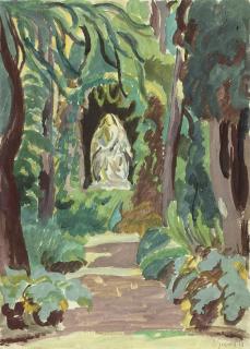 Duncan Grant - Public gardens, Rome