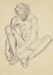 Duncan Grant - Seated nude, Paul Roche