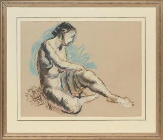 Duncan Grant - Study for panel to decorate the \'Queen Mary\'