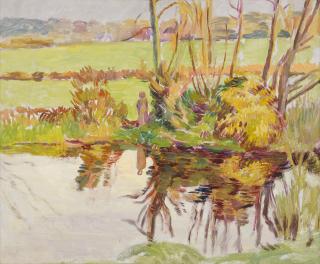 Duncan Grant - The Pond At Charleston