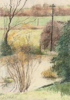 Duncan Grant - The Telegraph Pole, Charleston