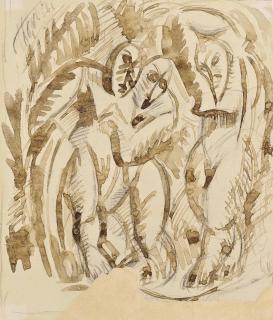 Duncan Grant - Three Figures (After Picasso)