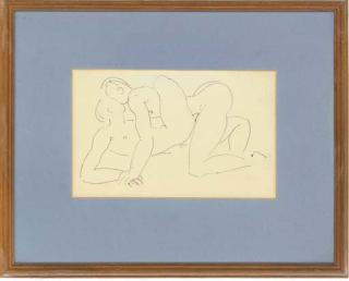 Duncan Grant - Two men making love