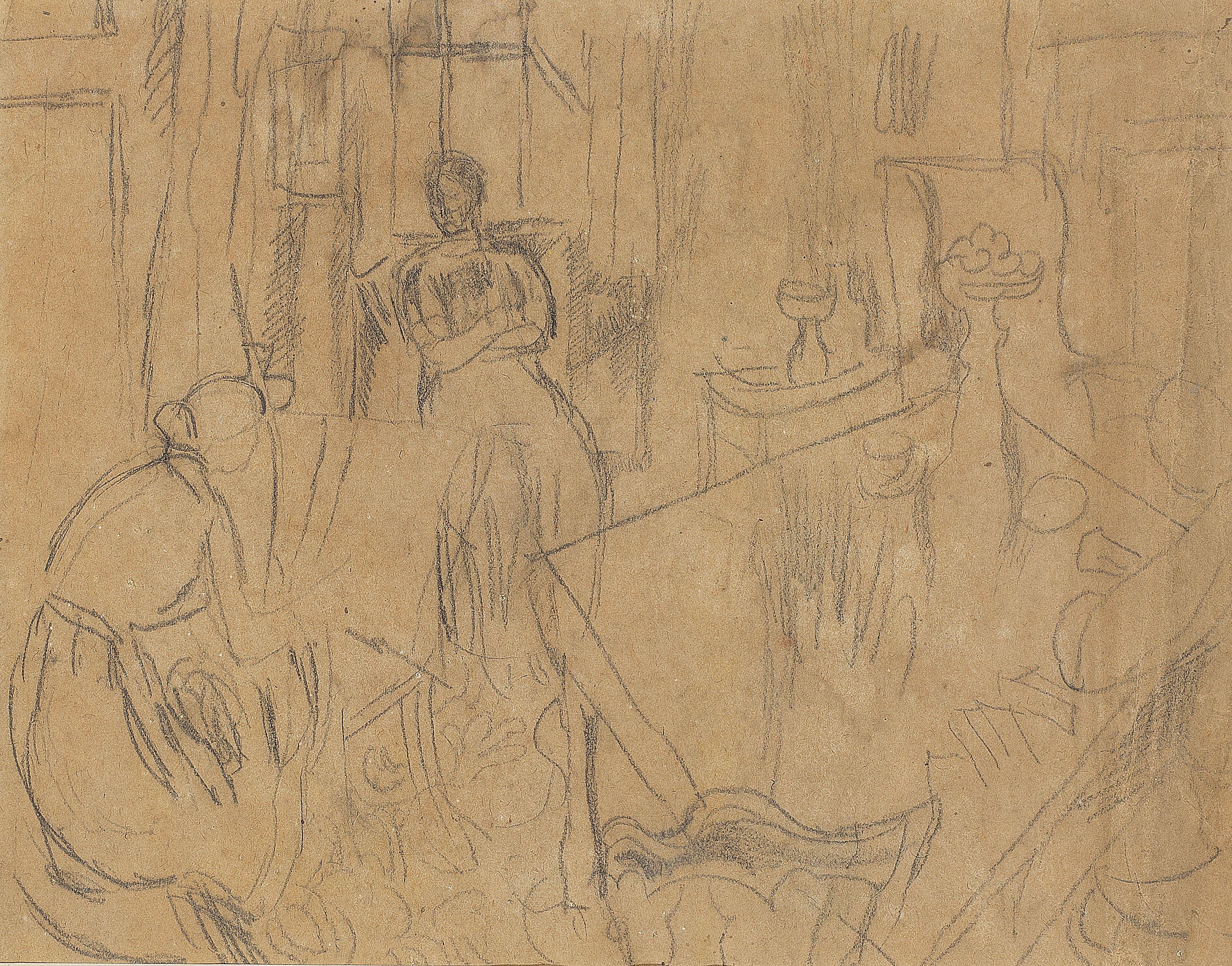 Duncan Grant - Vanessa Bell Painting at Charleston